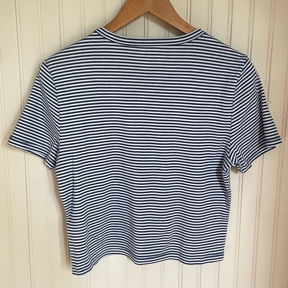 Lot of Two American Eagle Cropped Striped T-Shirts, XL - Picture 8 of 8